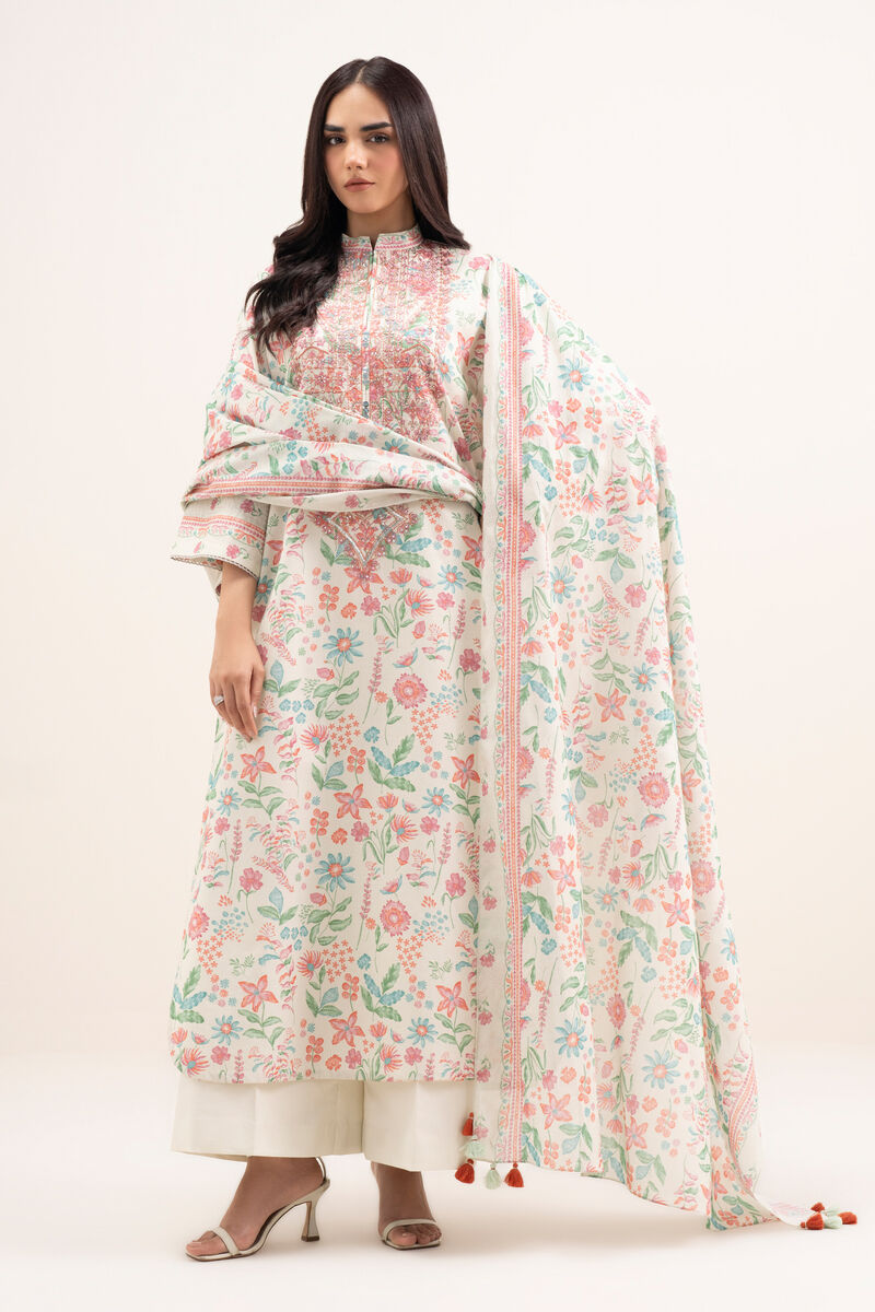 3 Piece - Embroidered Lawn Suit