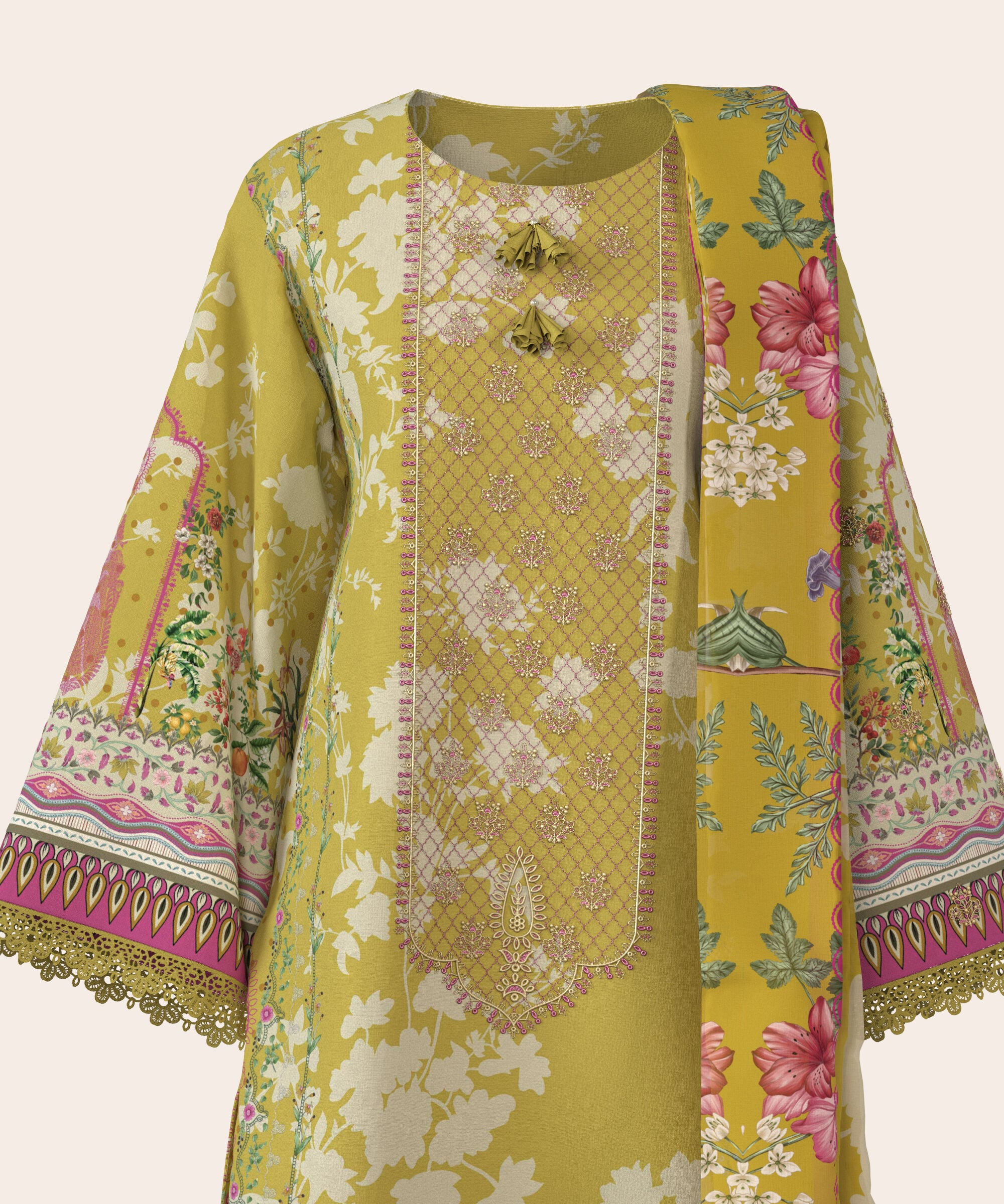 Unstitched 3 PC PPEWS26CL325