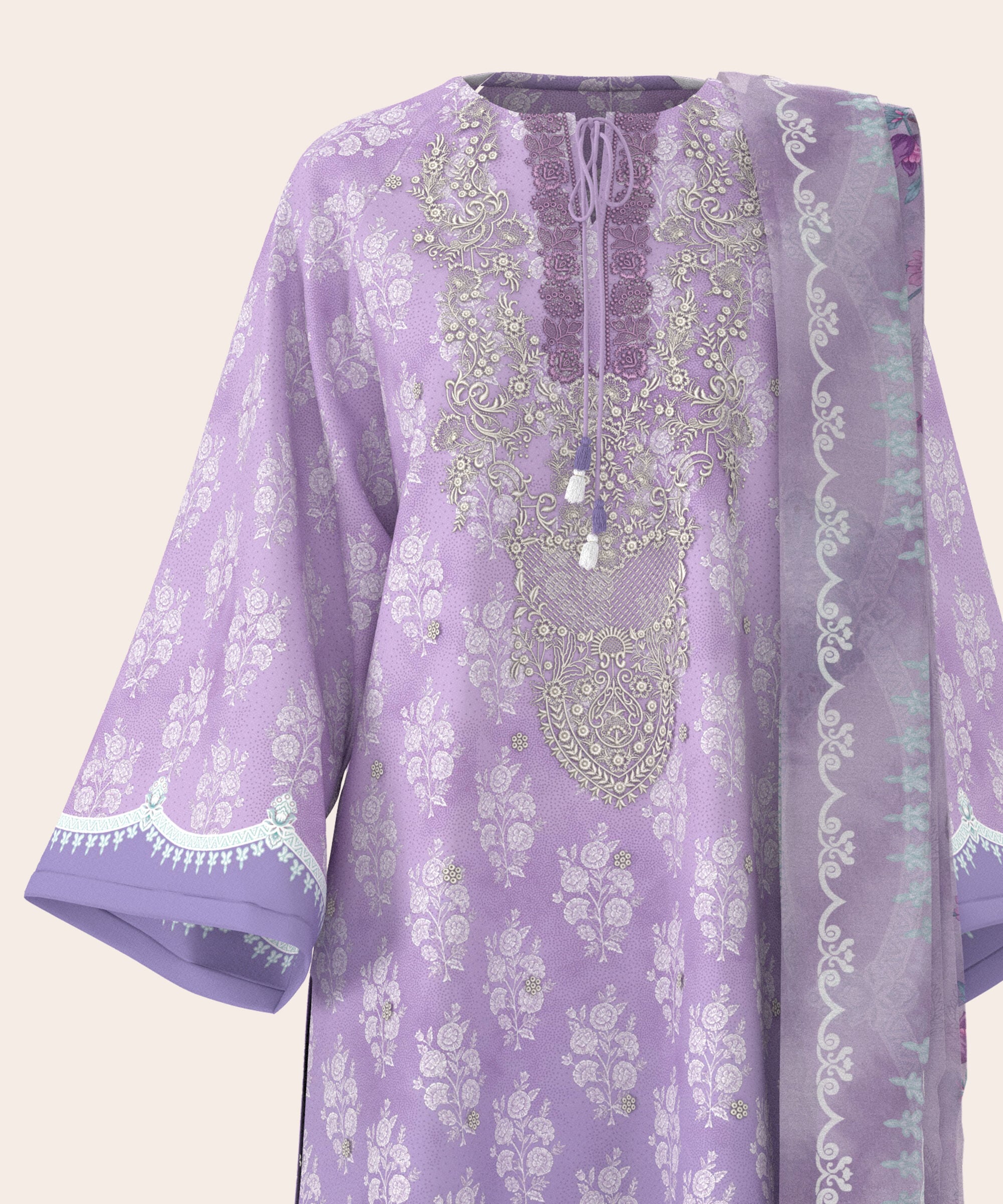 Unstitched 3 PC PPEWS26CL214