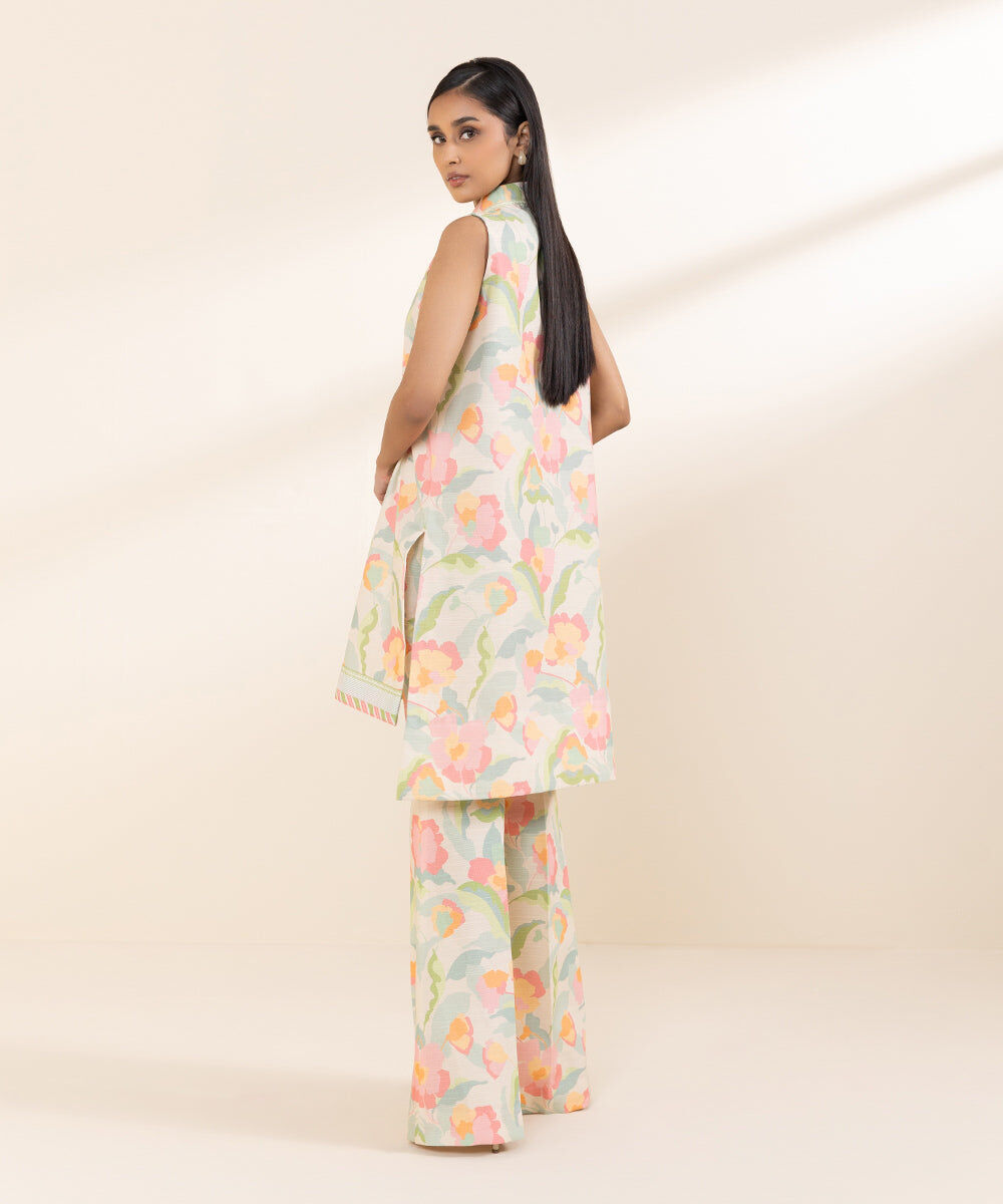 Women's Pret Khaddar Multi Printed A-Line Shirt