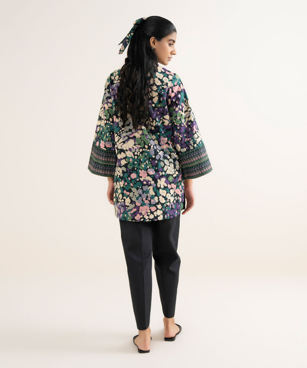 Women's Unstitched Lawn Printed Multi Shirt