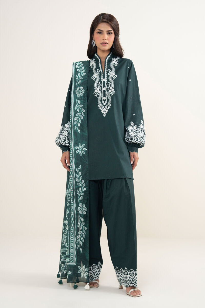 3 Piece - Embroidered Lawn Suit