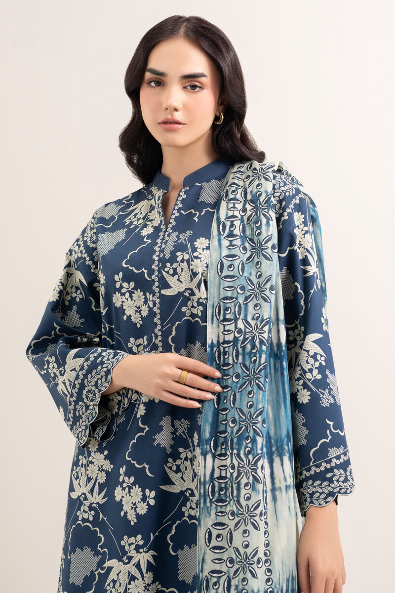 3 Piece - Printed Lawn Suit