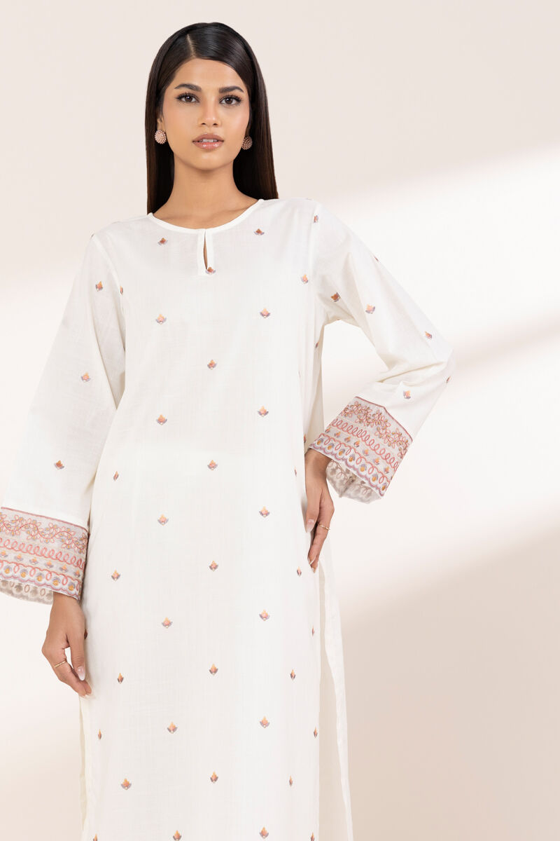 Embroidered Crosshatch Shirt