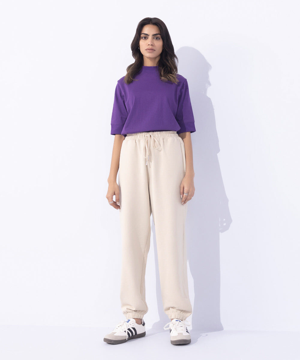 Woman - White Jogging Trousers