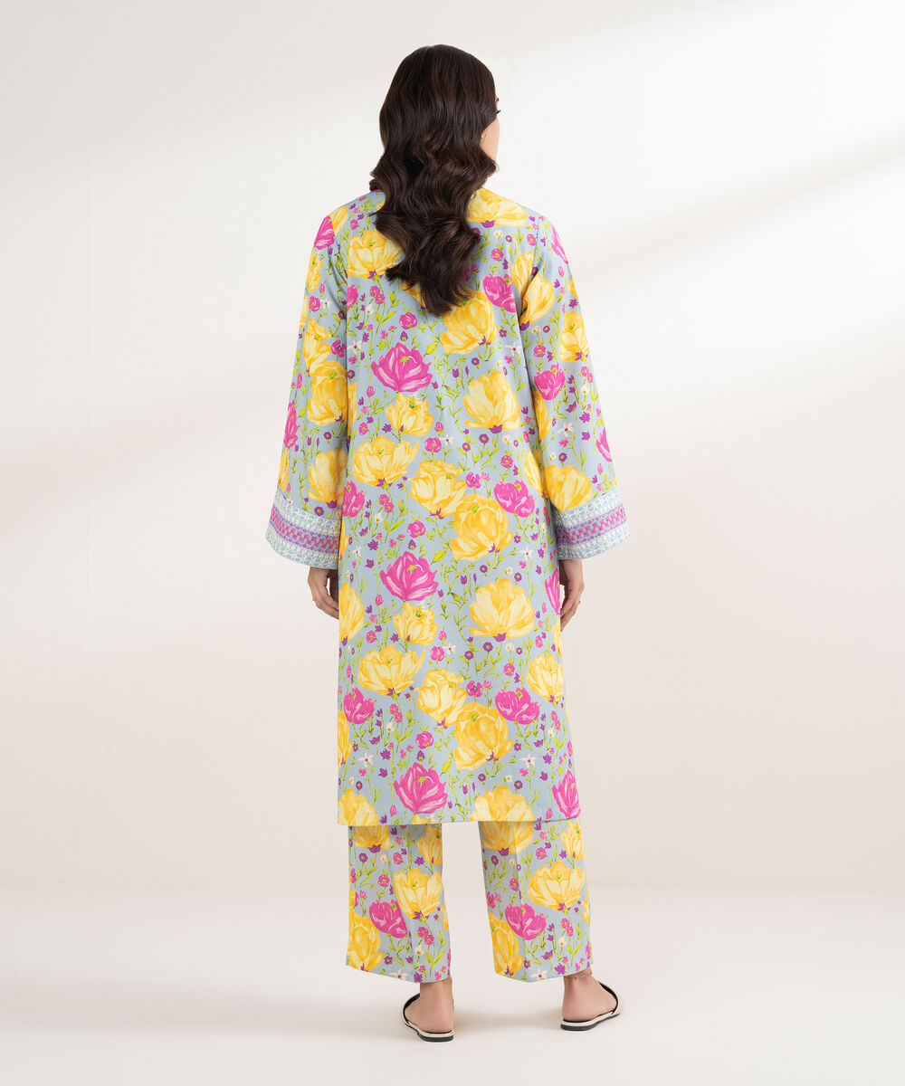 Women's RTW Textured Viscose Embroidered Multi Shirt