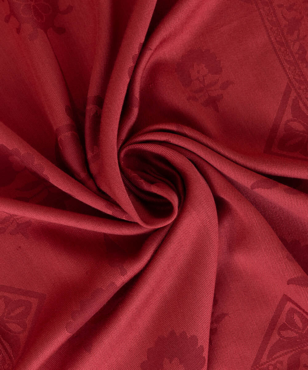 Women's Pret Pink Solid Blended Shawl