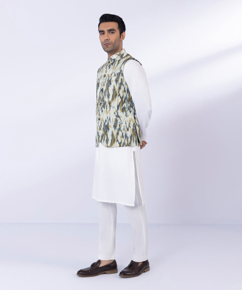 Man - Multi Embroidered Waistcoat