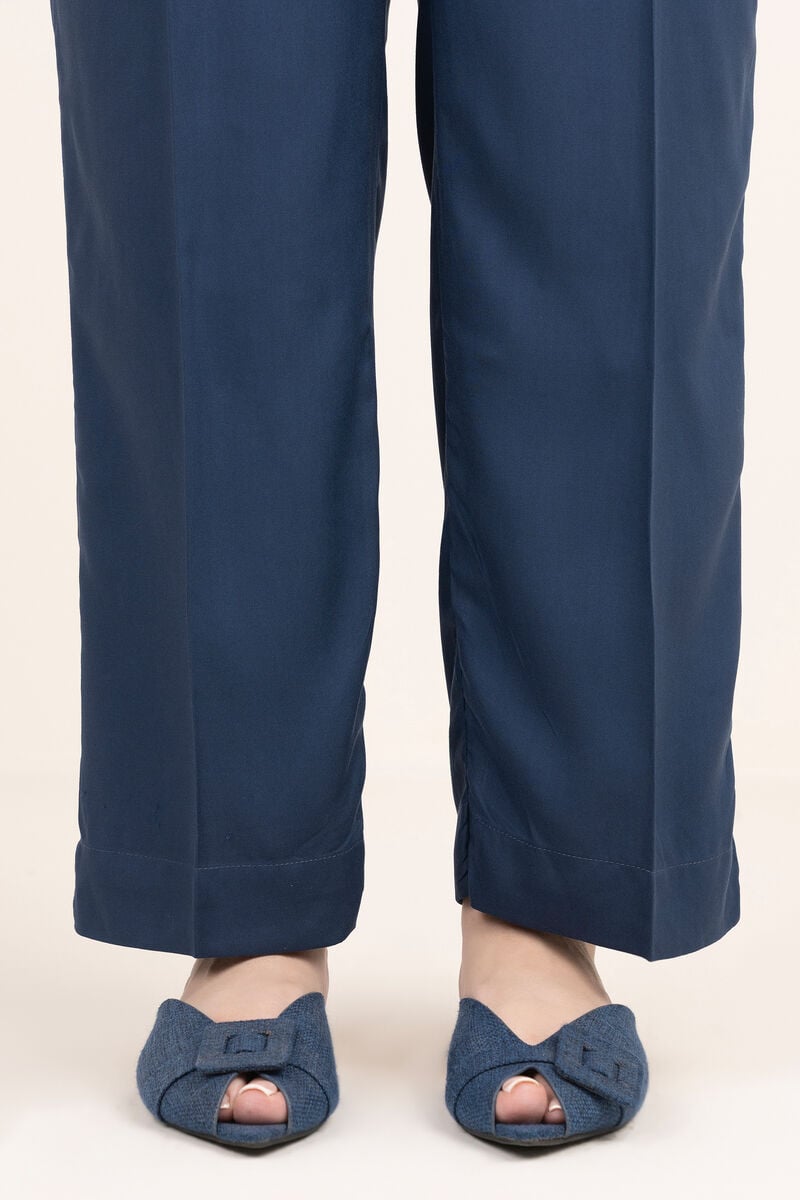 Viscose Linen Straight Pants