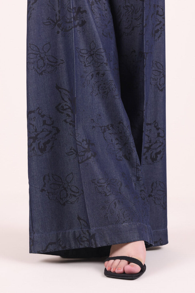 Printed Denim Sharara