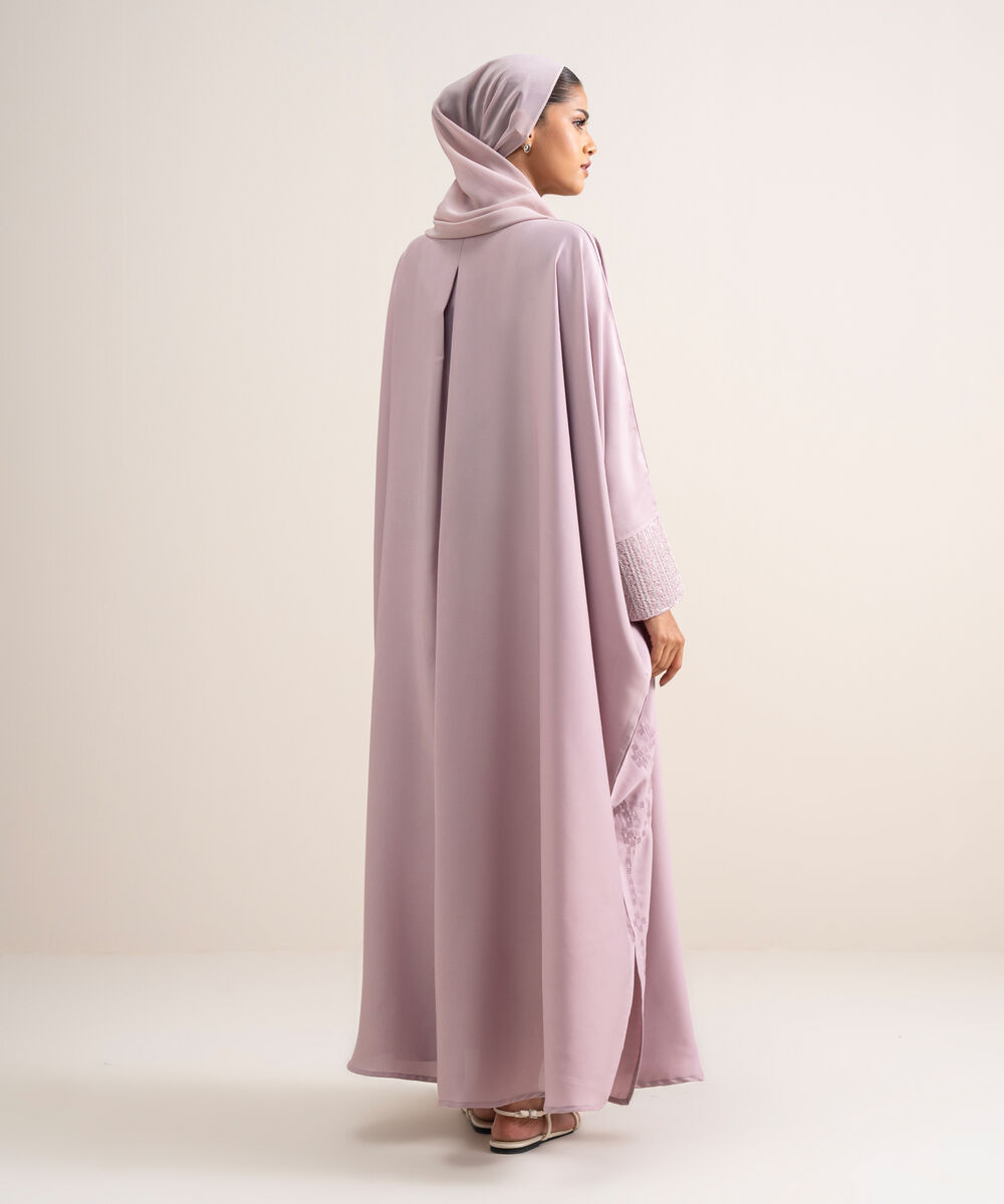 Women's Dusty Pink Kaftaan Abbaya Set