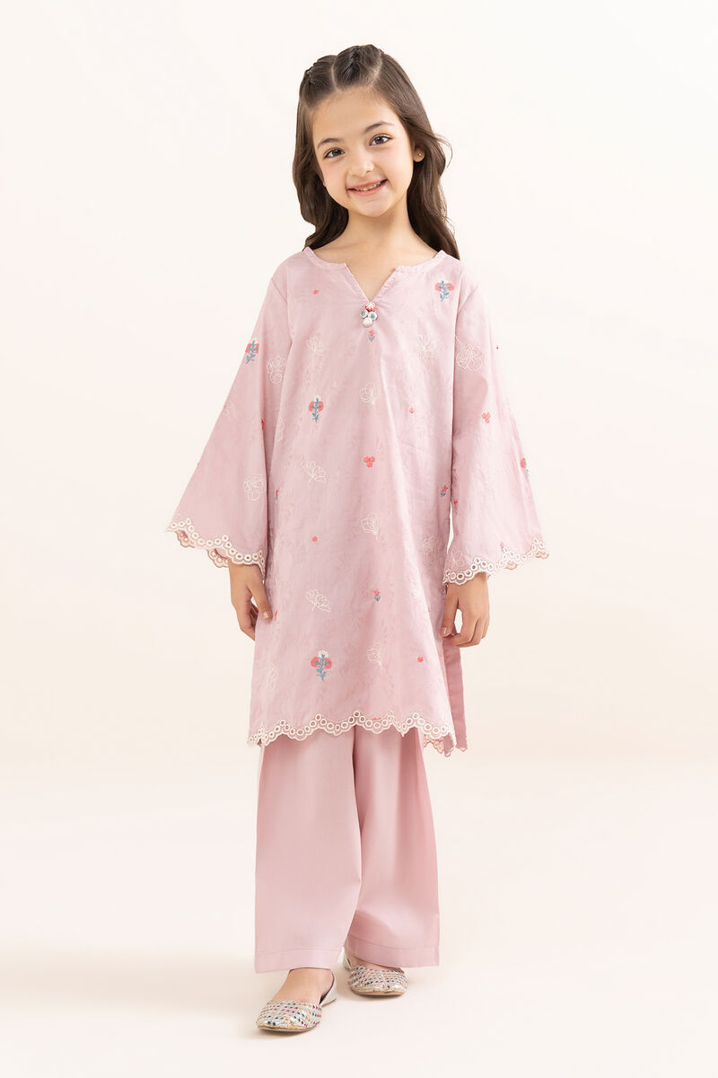 2 Piece - Embroidered Jacquard Suit