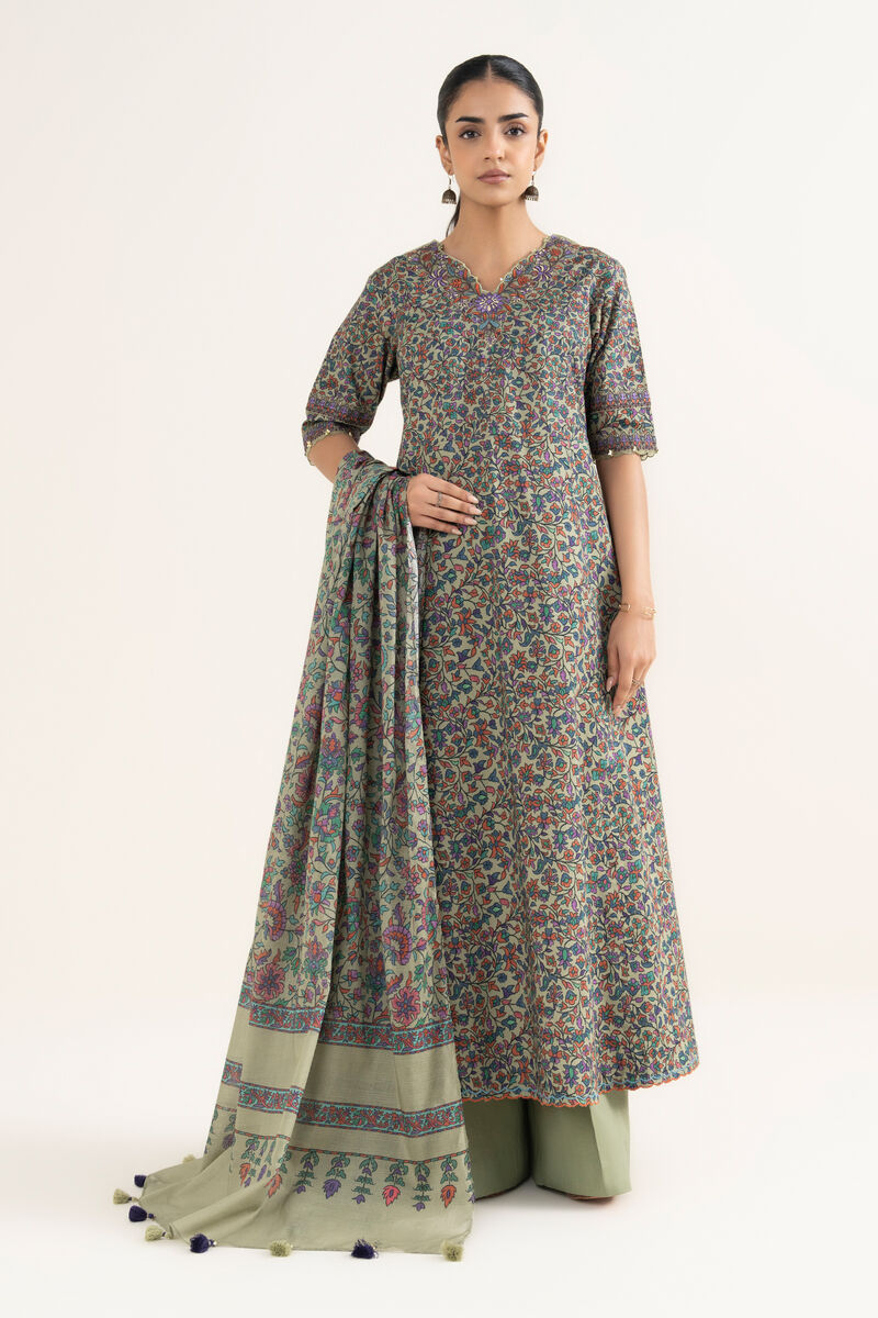 3 Piece - Embroidered Lawn Suit