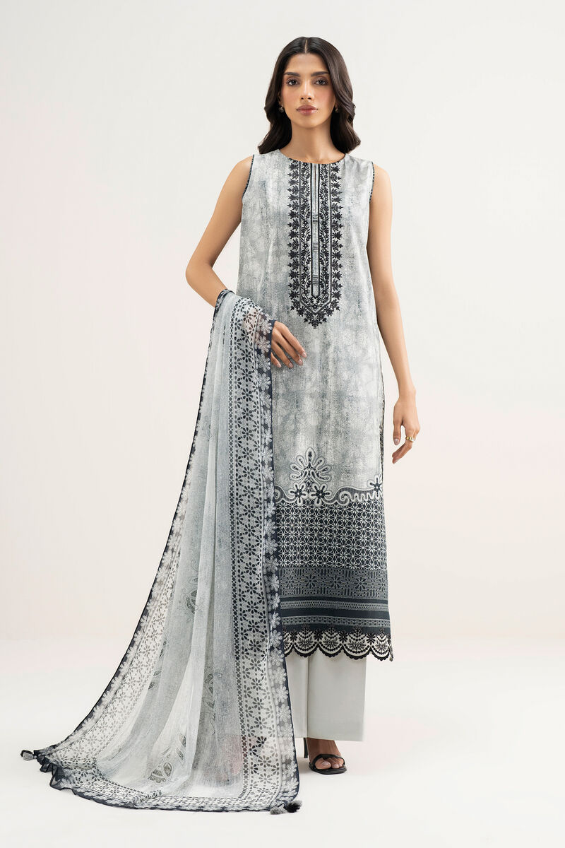 3 Piece - Embroidered Lawn Suit