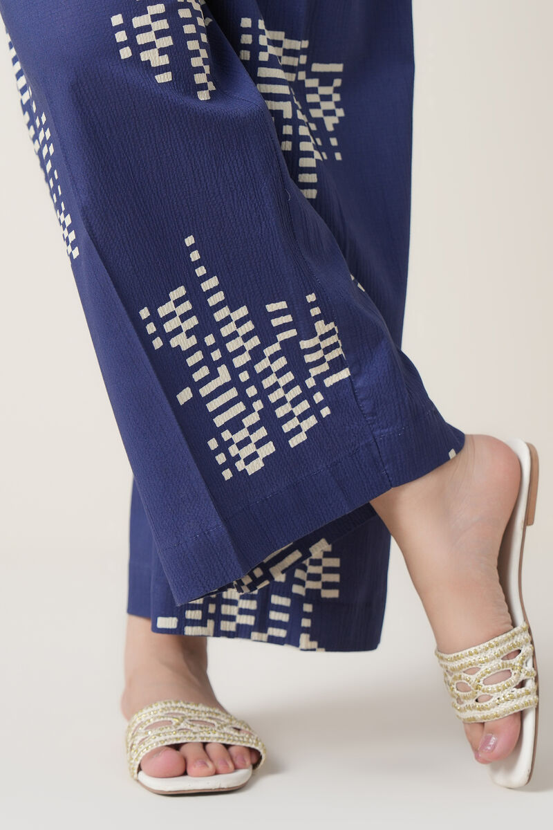 Printed Seersucker Culottes