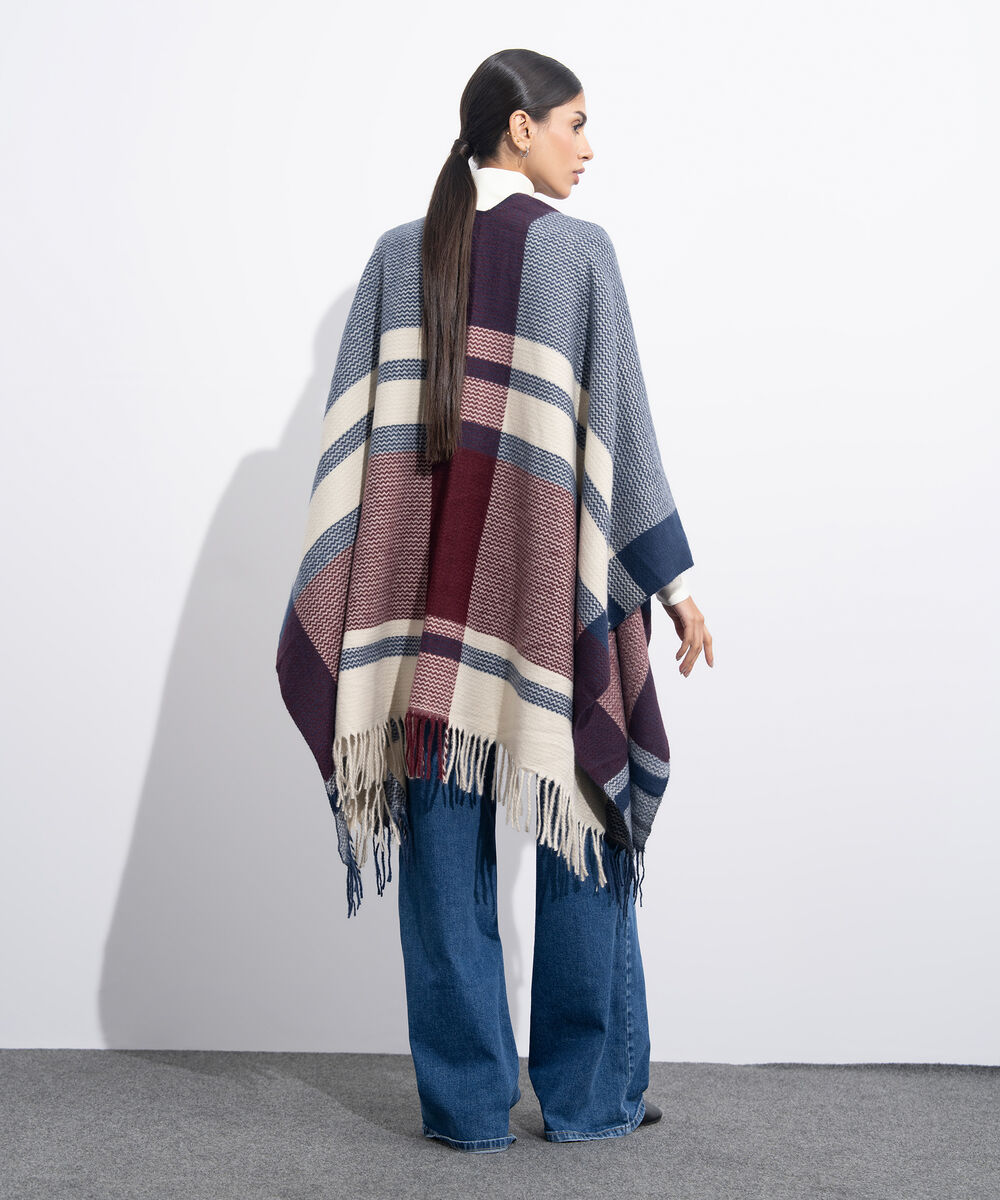 Women's Western Wear Multi Cape Shawl