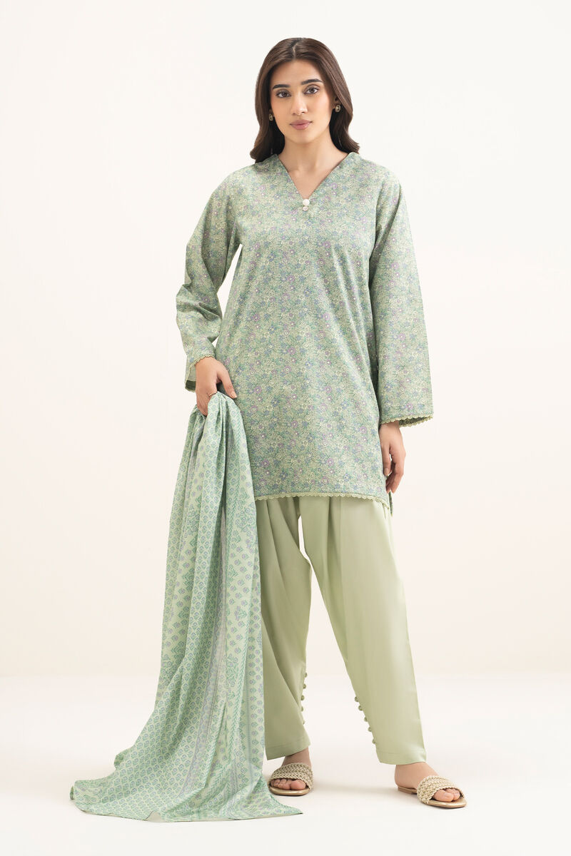 Printed Lawn Dupatta