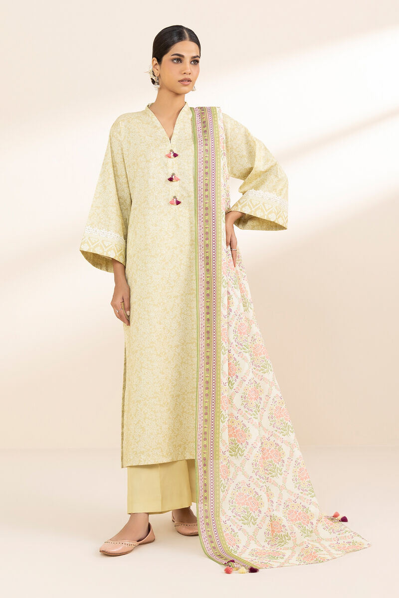 3 Piece - Printed Lawn Suit