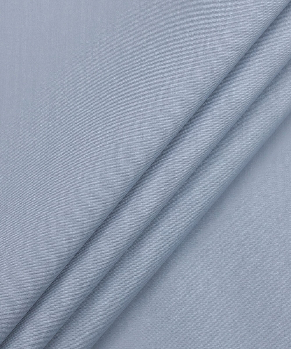 Men's Unstitched Two-Piece Soft Grey Premium Giza Cotton Suit