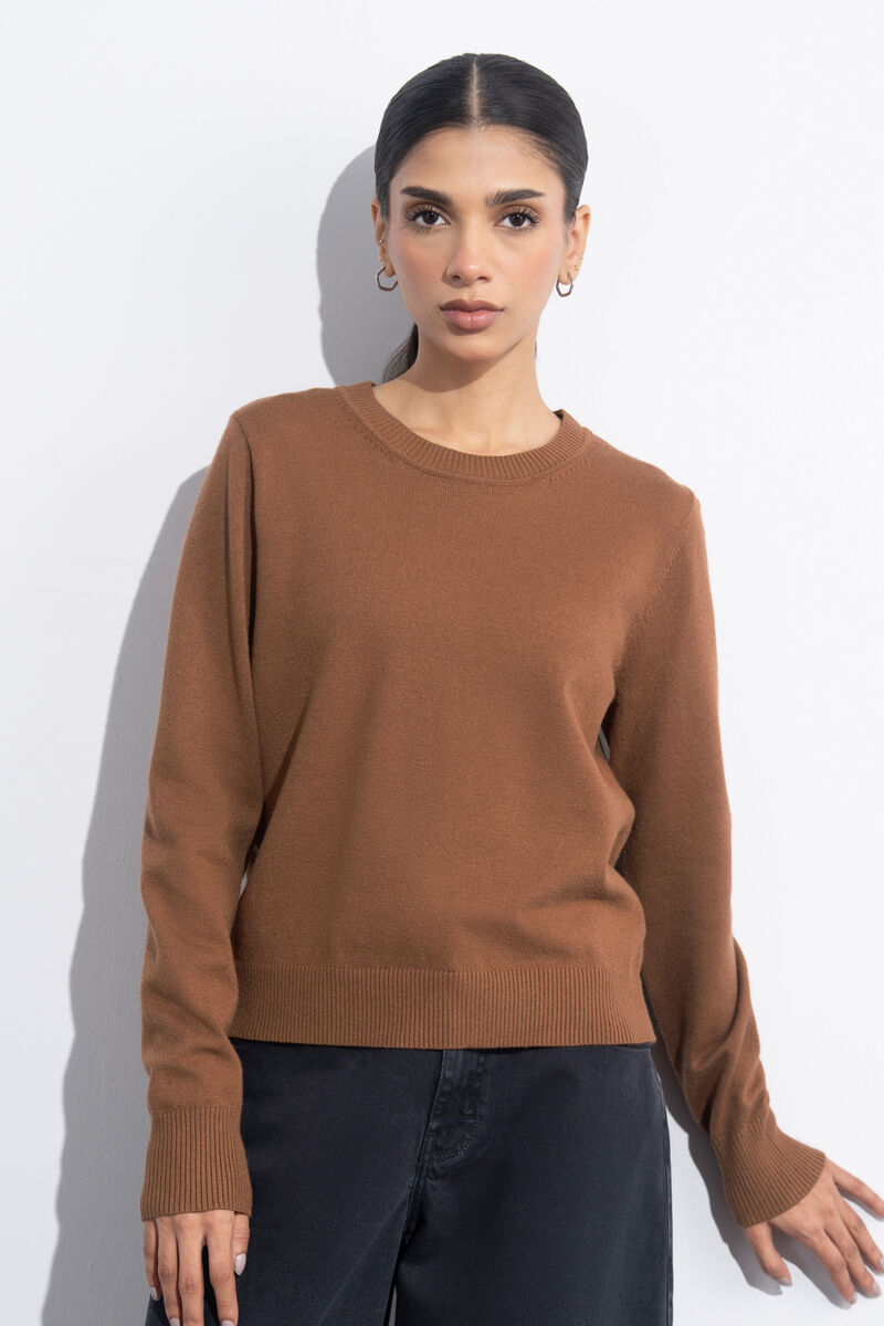 Slim-Fit Knit Sweater