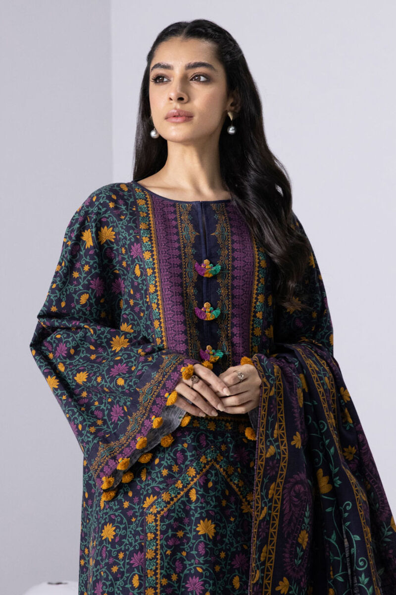 3 Piece - Printed Lawn Suit