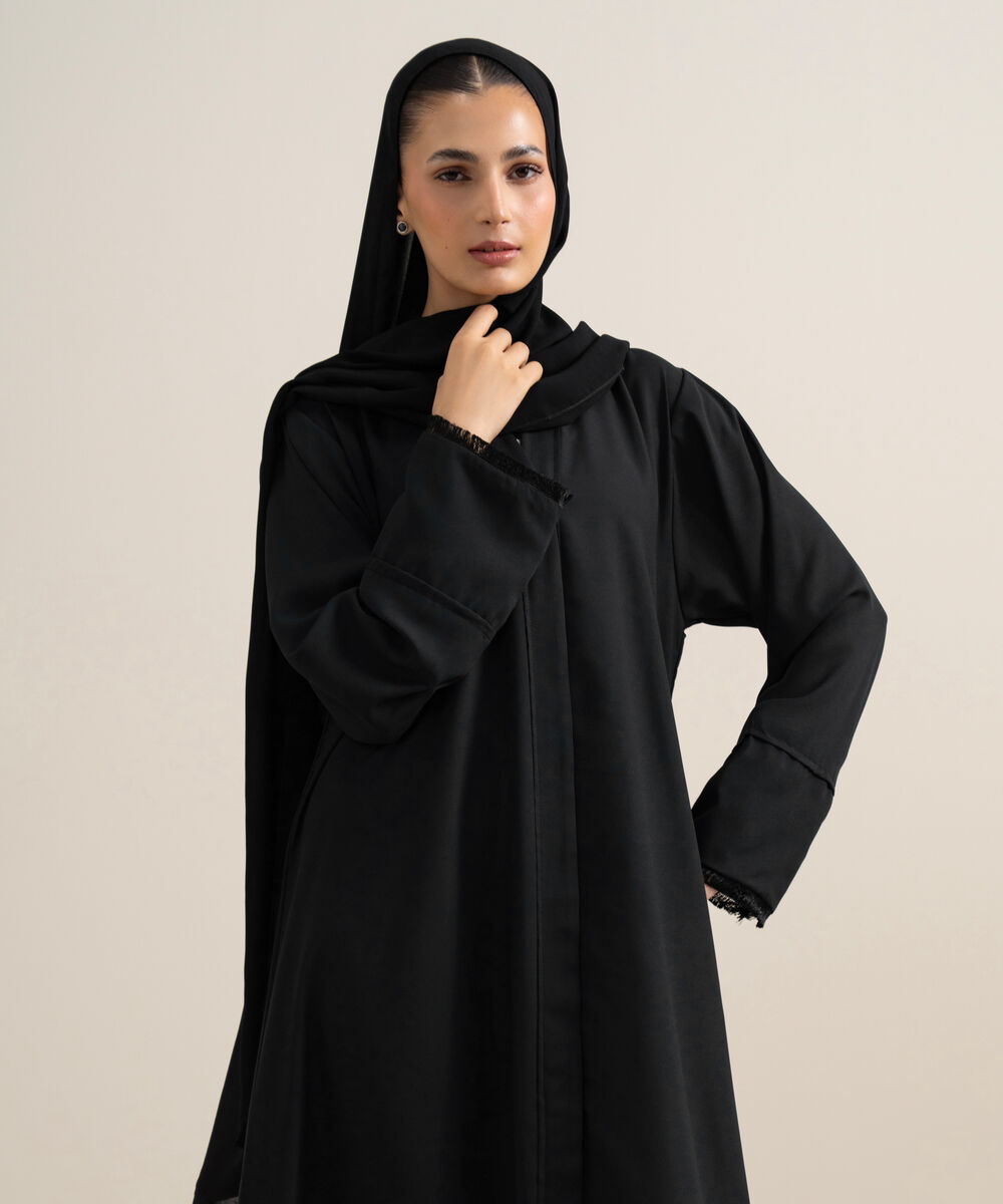 Women's Black Regular Abaya