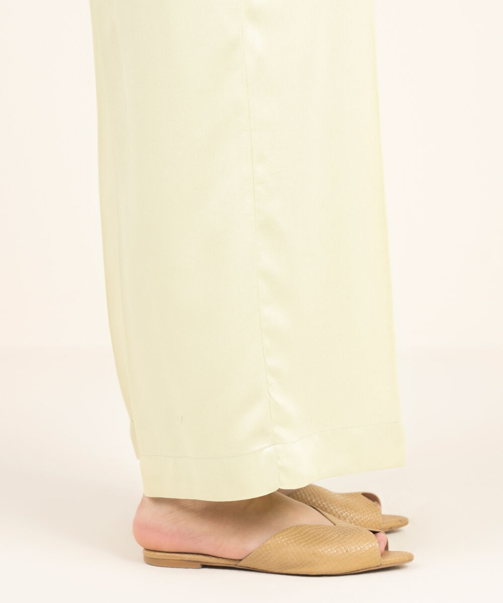 Women's RTW Bedford Solid Green Culottes