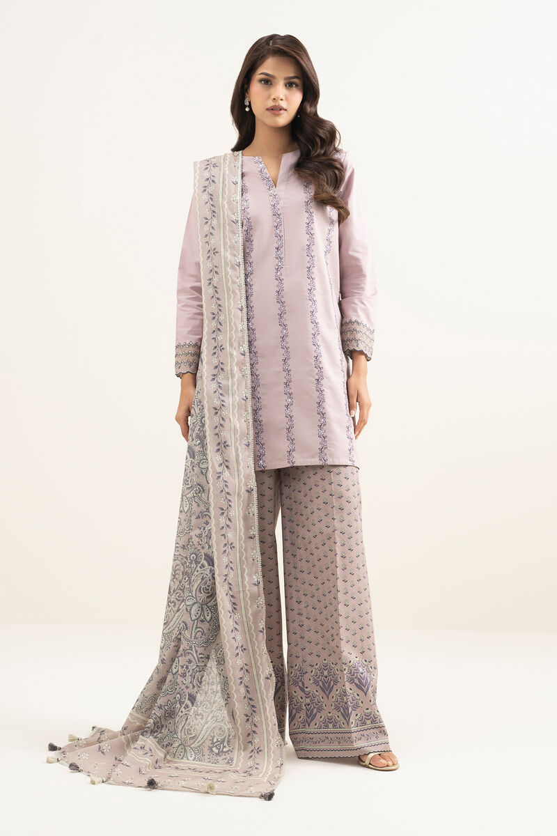 3 Piece - Embroidered Lawn Suit