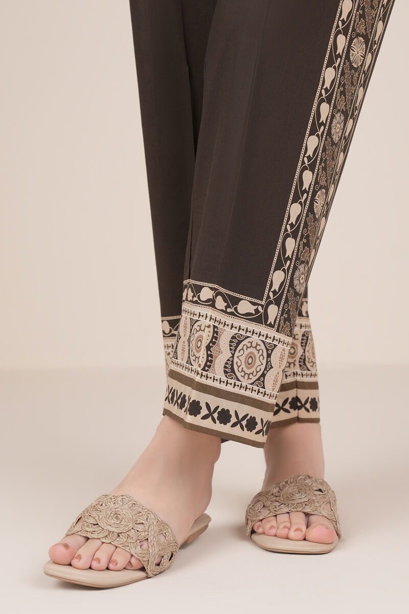 Cotton Viscose Straight Pants