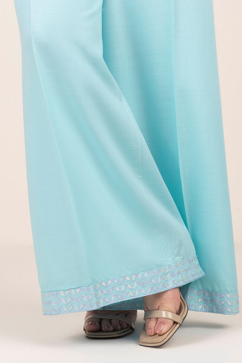 Cotton Viscose Flared Pants