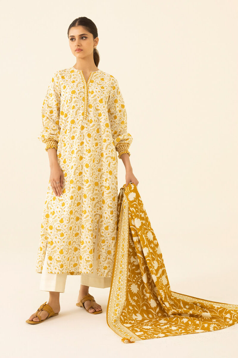 3 Piece - Printed Lawn Suit