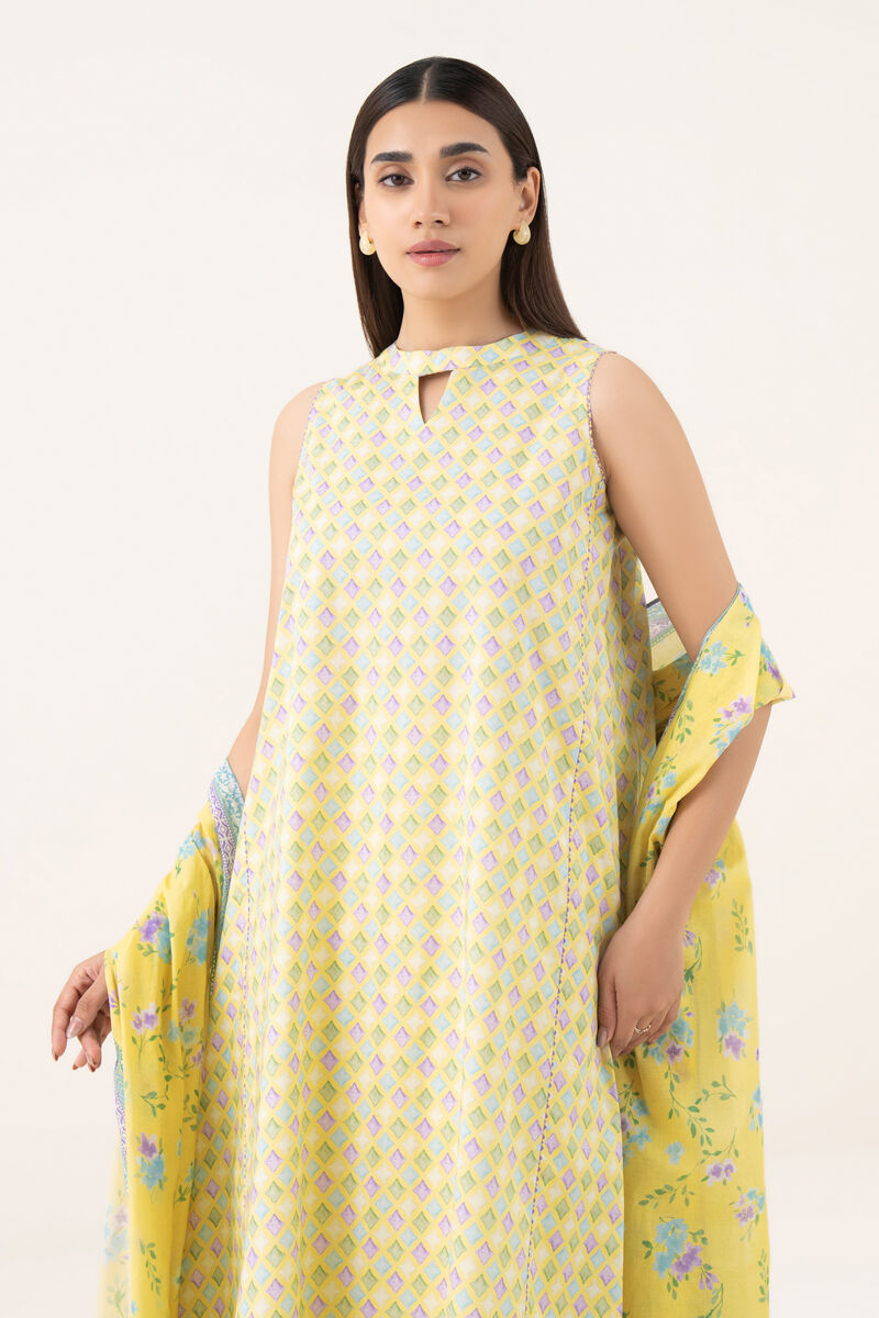 3 Piece - Printed Lawn Suit