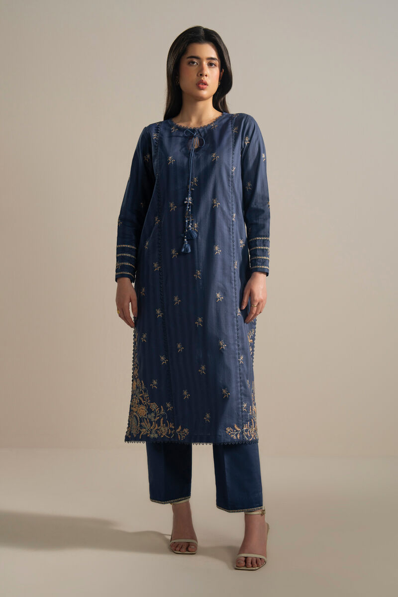 Embroidered Leno Kara Shirt