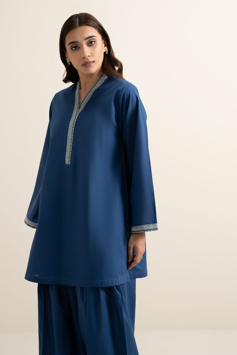 Embroidered Cambric Shirt