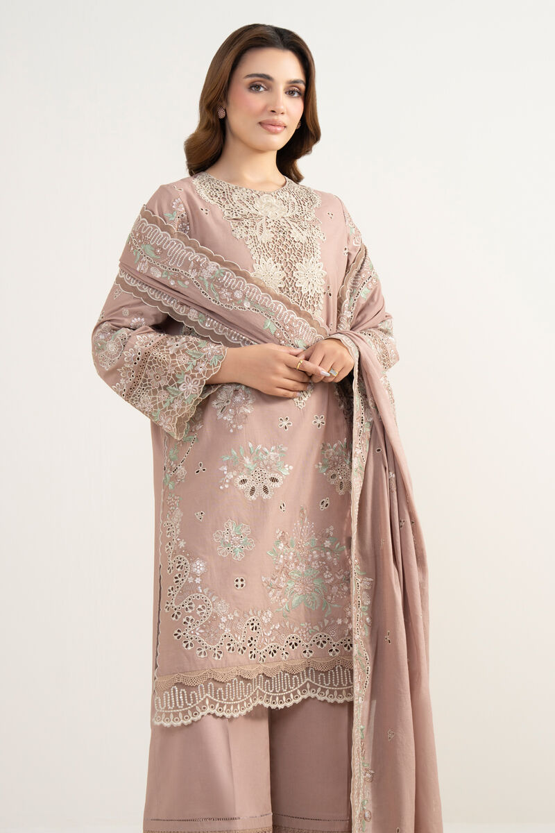 3 Piece - Embroidered Lawn Suit