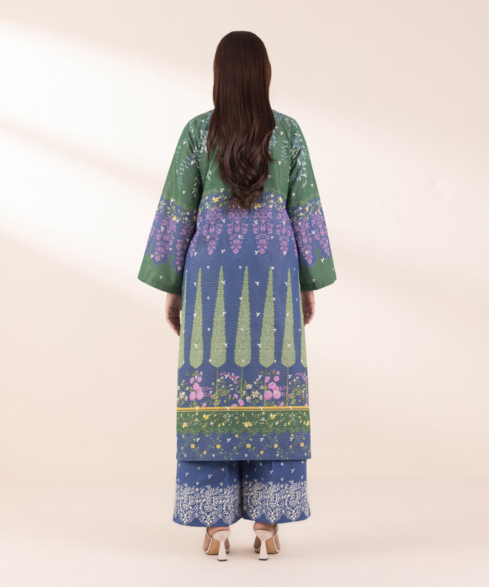 Woman - Multi Embroidered Zari Lawn Shirt