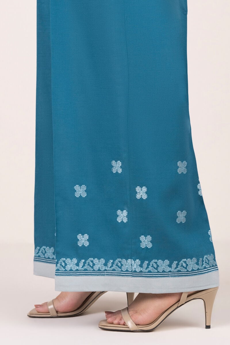 Embroidered Cototn Viscose Culottes