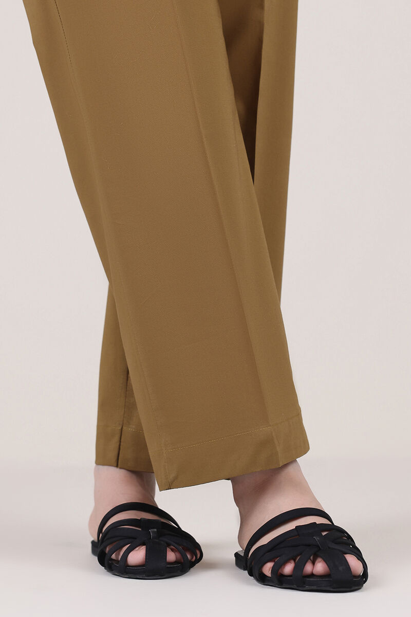 Solid Cambric Straight Pants