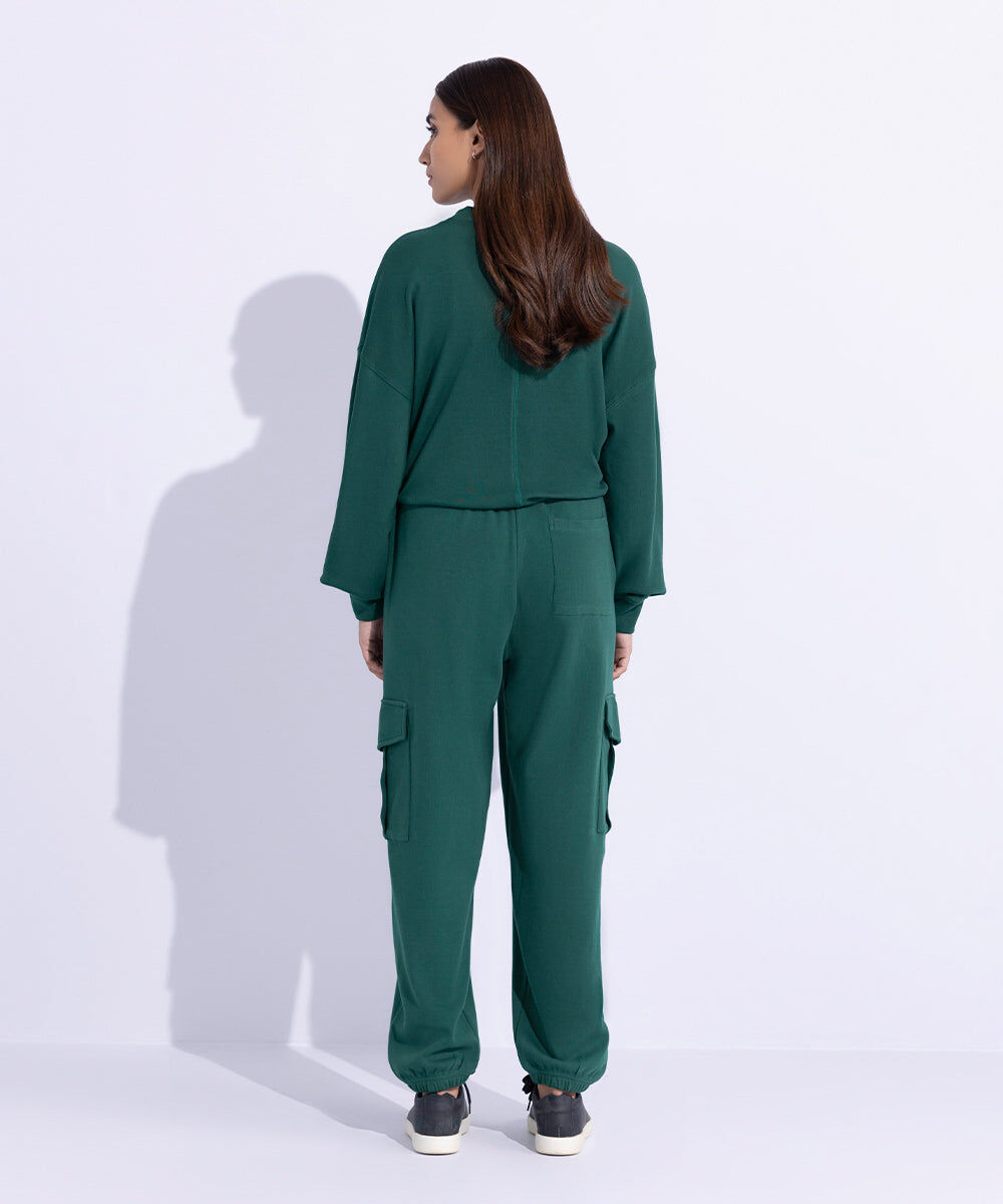 Jogger Trousers with Cargo Pockets โ Sapphire view 3