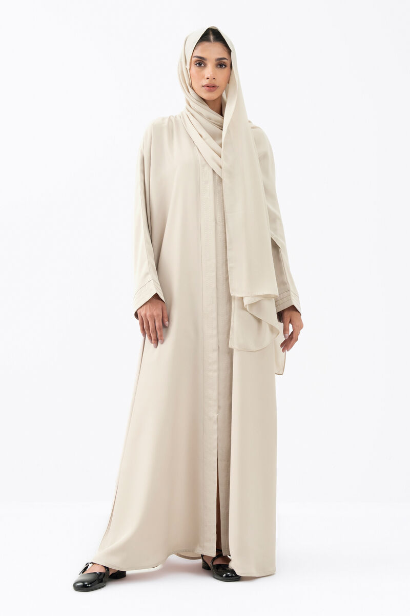 V-Neck Basic Abaya
