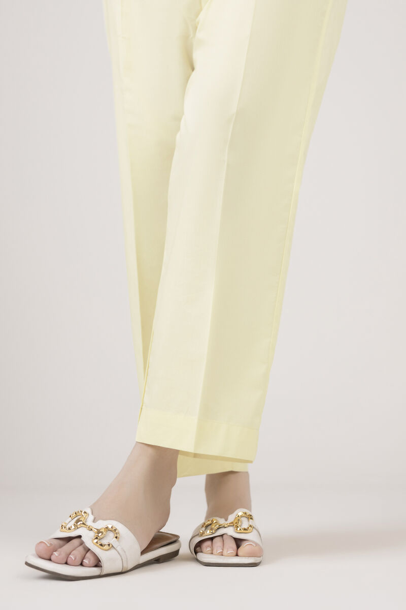 Solid Cambric Straight Pants