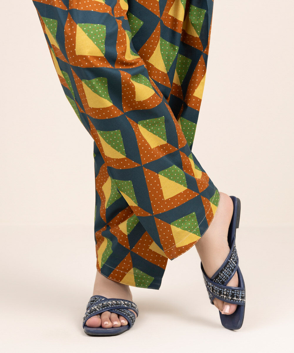Women's RTW Cambric Multi Printed Shalwar
