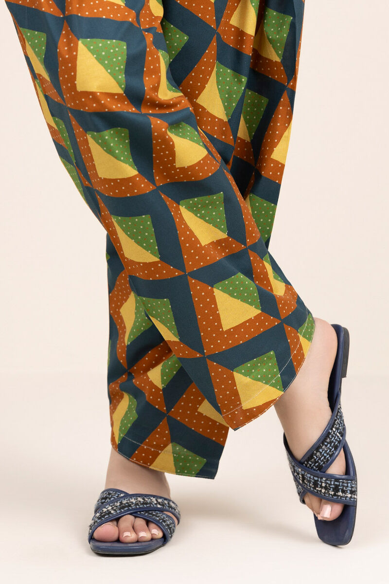 Printed Cambric Shalwar