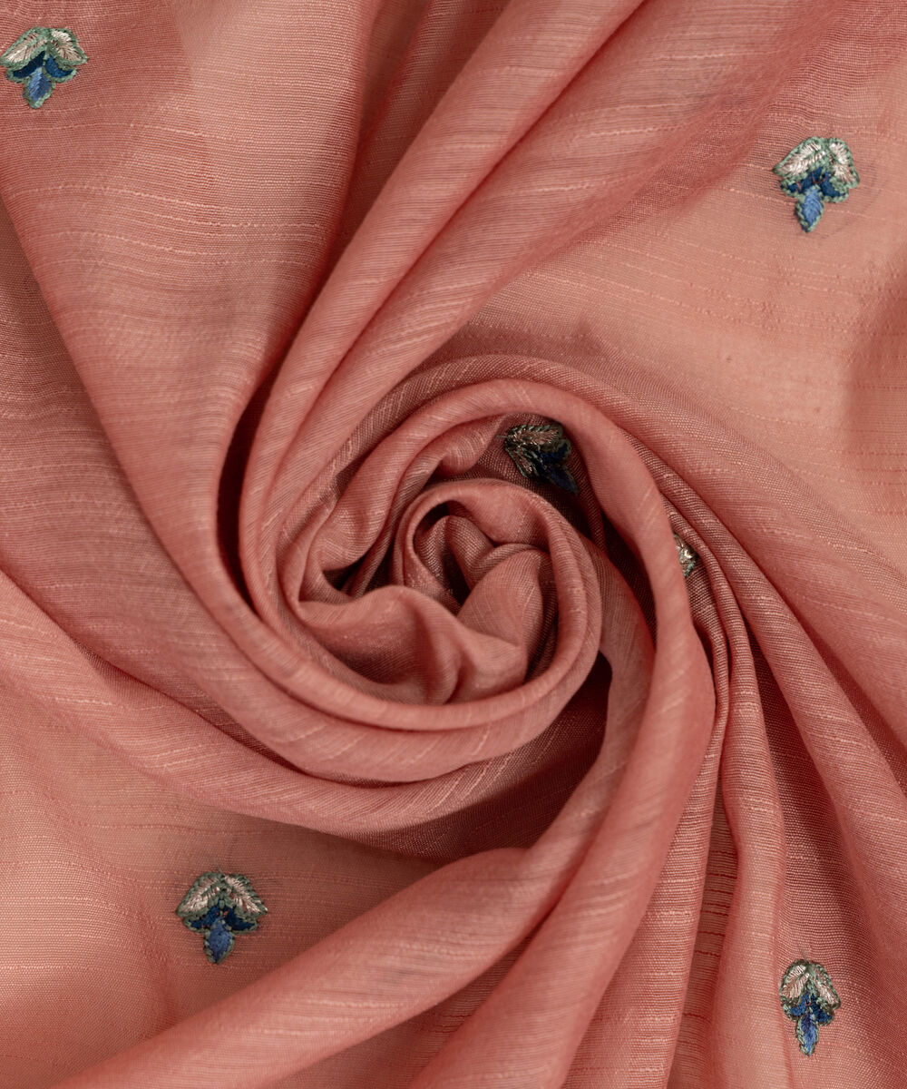 Women's RTW Manaar Embroidered Pink Dupatta