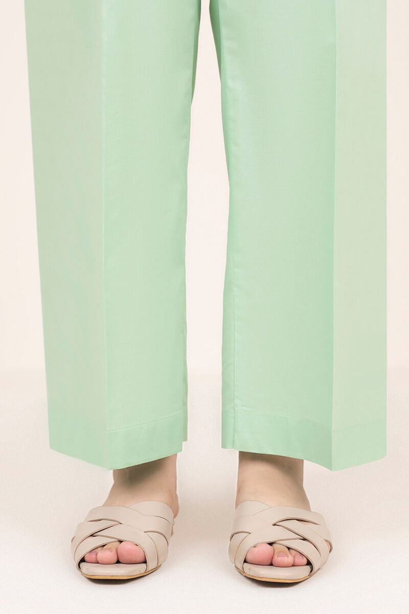 Solid Cambric Straight Pants