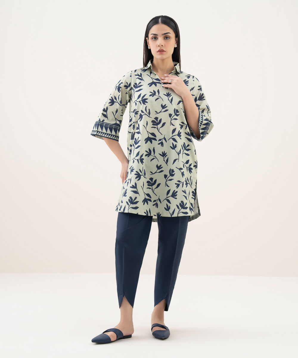 Women's Unstitched Lawn Printed Multi Shirt