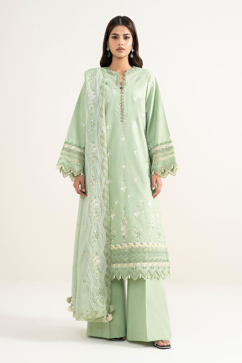 3 Piece - Embroidered Lawn Suit