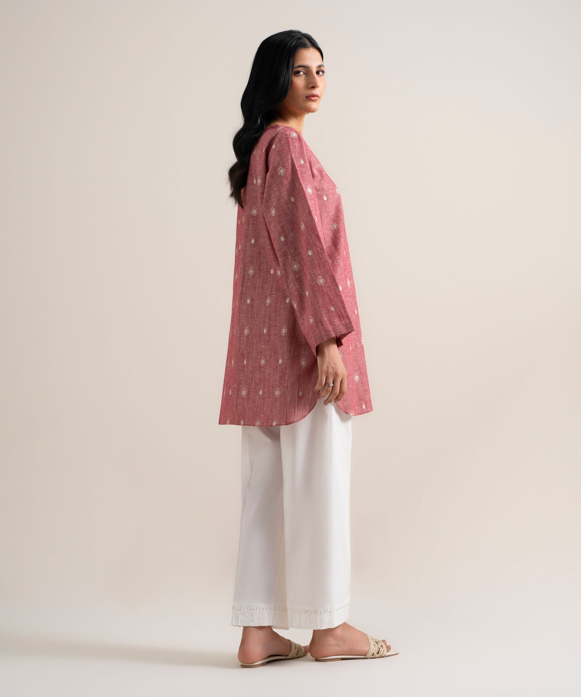 Unstitched Cotton Linen Shirt 0002472FUS4B
