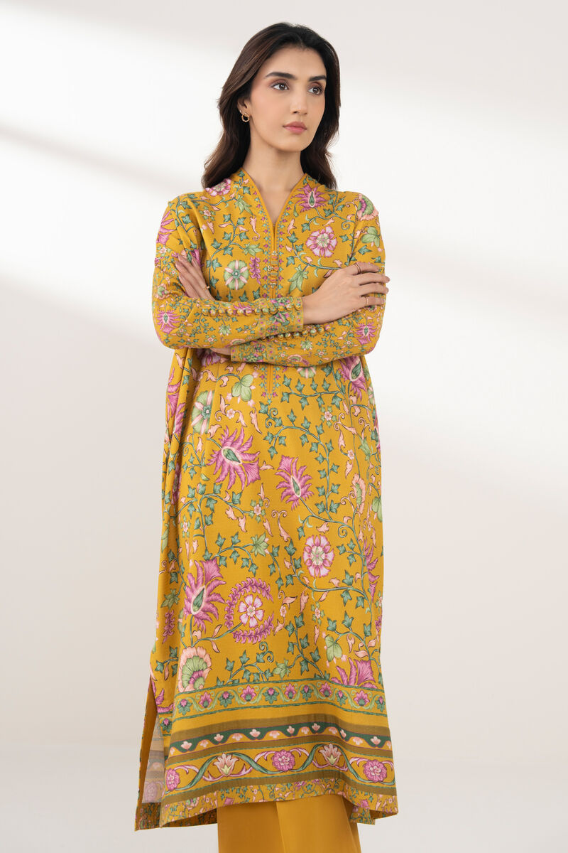 2 Piece - Printed Dobby Suit