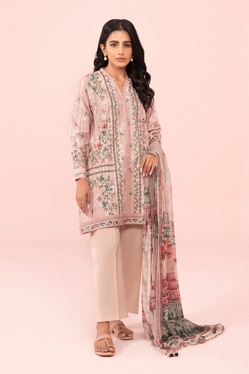 3 Piece - Lawn Printed Suit